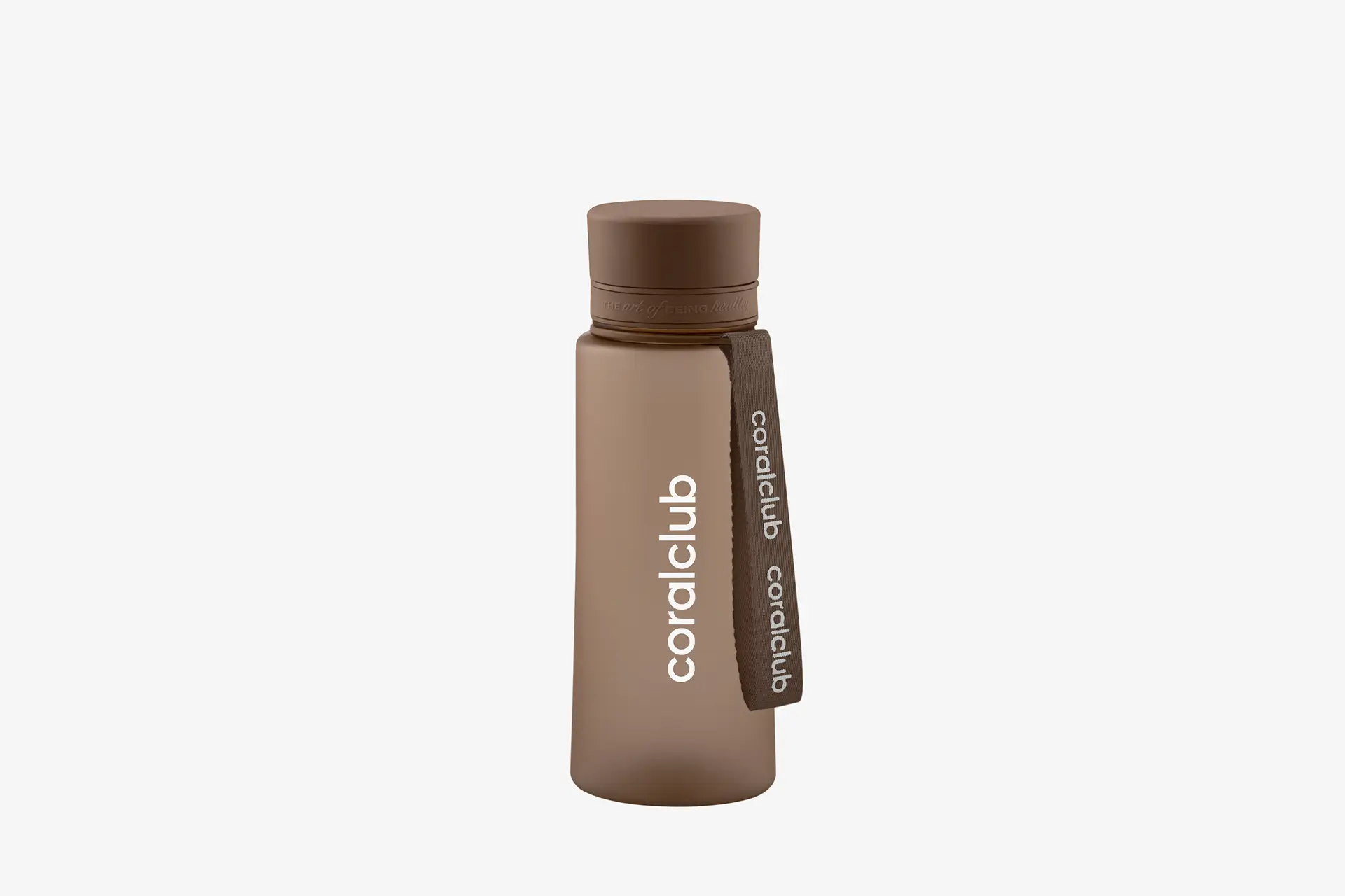Coralclub პლასტმასის ბოთლი, ყავისფერი
