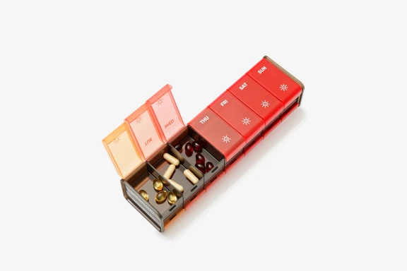 GoBox double-sided ქეისით, წითელი